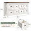 Commode double à 8 tiroirs Cueto-525222179