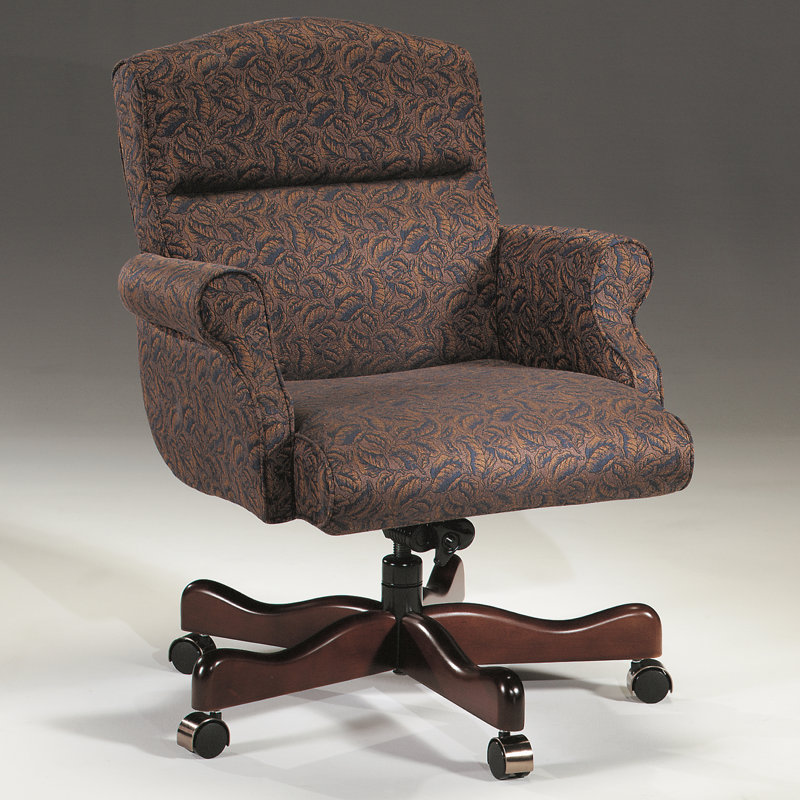 Executive Chair, Java, Walnut, Tilt Lock Included