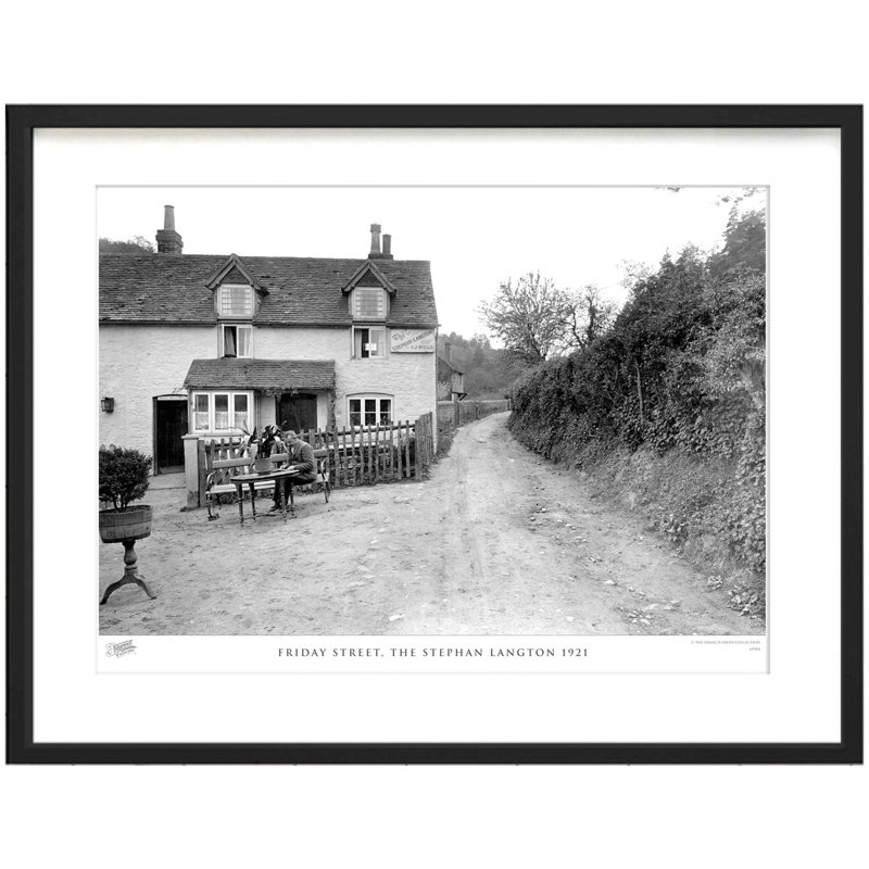 Friday Street, The Stephan Langton 1921 by Francis Frith - Single Picture Frame Print, 45cm H x 60cm W x 2.3cm D