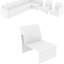 Chaise longue d'extérieur en rotin Sperry-20196100