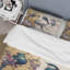 Ensemble de housse de couette multicolore en microfibre / polyester Birds On Plum Blossoms Tree II-24868476