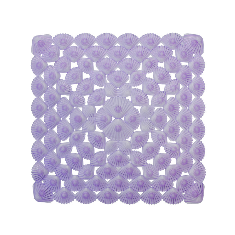Tabron Plastic / Acrylic Shower Mat, Purple