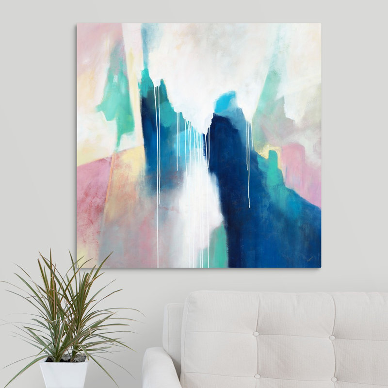 « gelato souvenirs »-reproduction d’art sur toile, H 30 po x l 30 po x P 1,25 po, Toile tendue