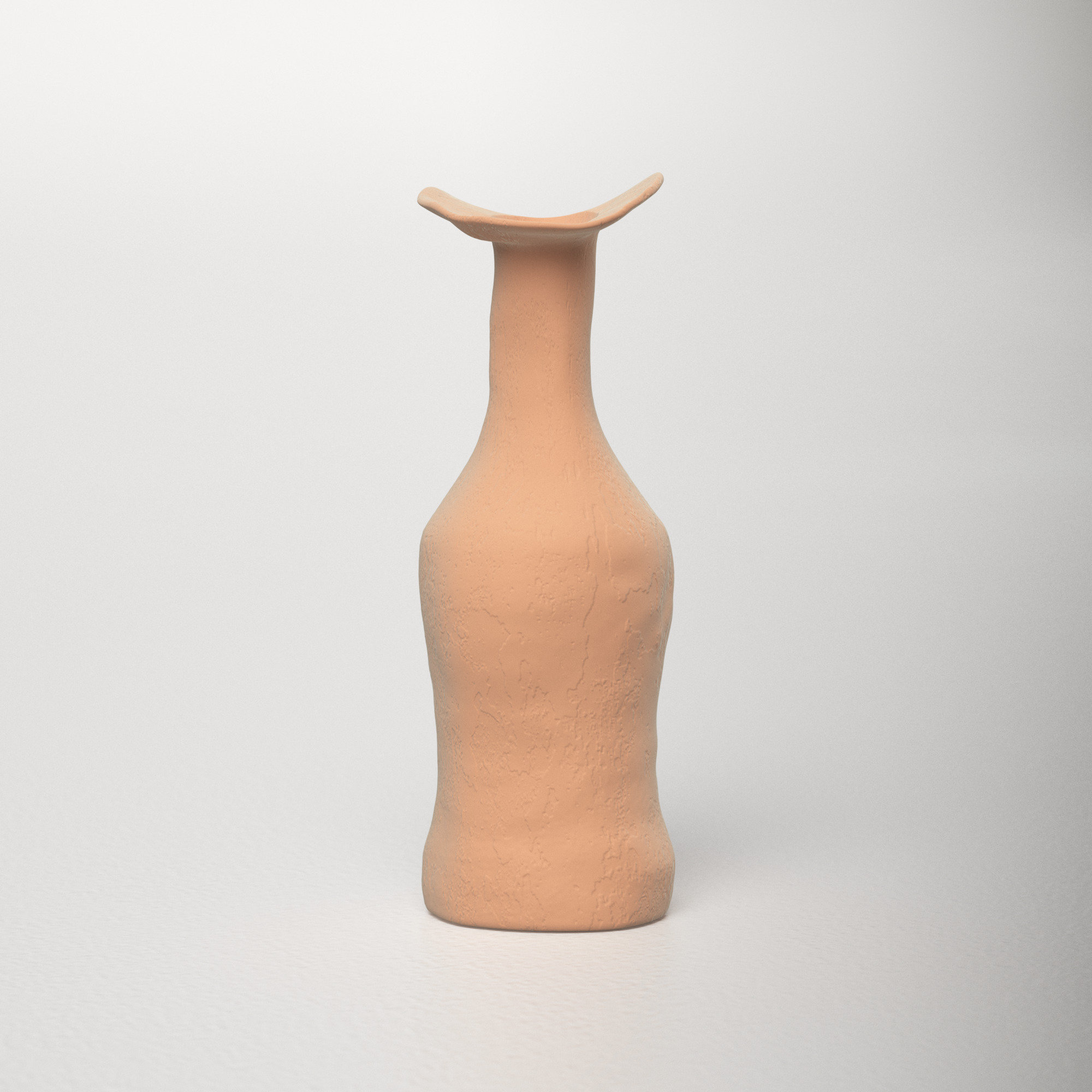 Paso Handmade Ceramic Table Vase, 7.68" H x 2.76" W x 2.76" D, Yellow