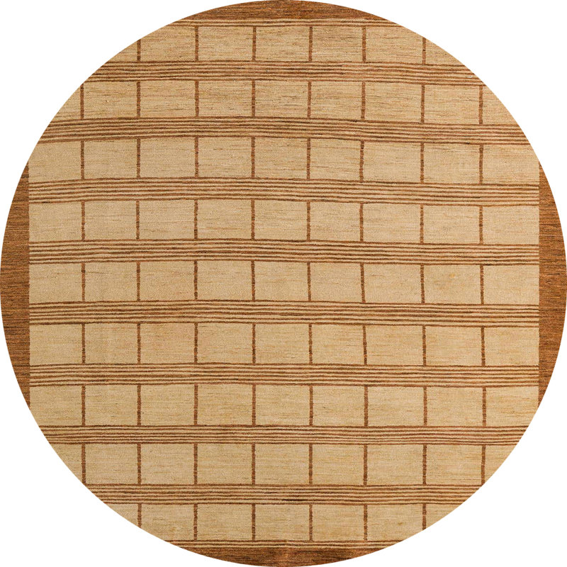 Abstract Indoor Rug, Round 8'