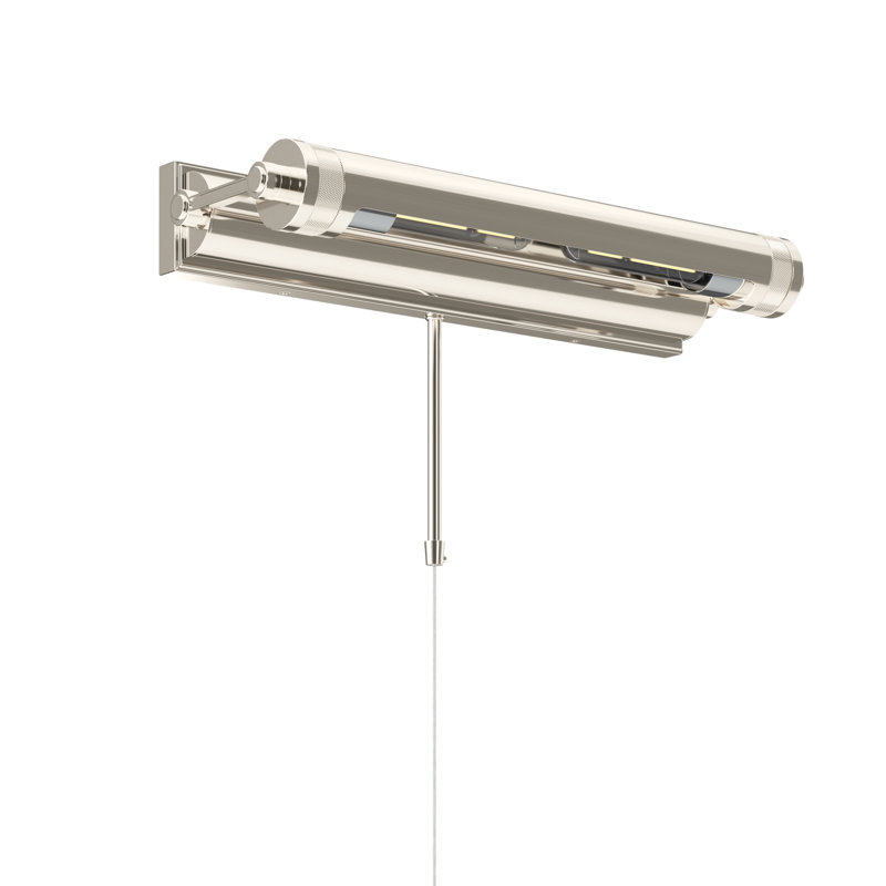 Applique pour tableau 2 lumières Kenton en nickel poli 18 po Kenton, H 2,75 po x l 18 po x P 6 po, Nickel poli