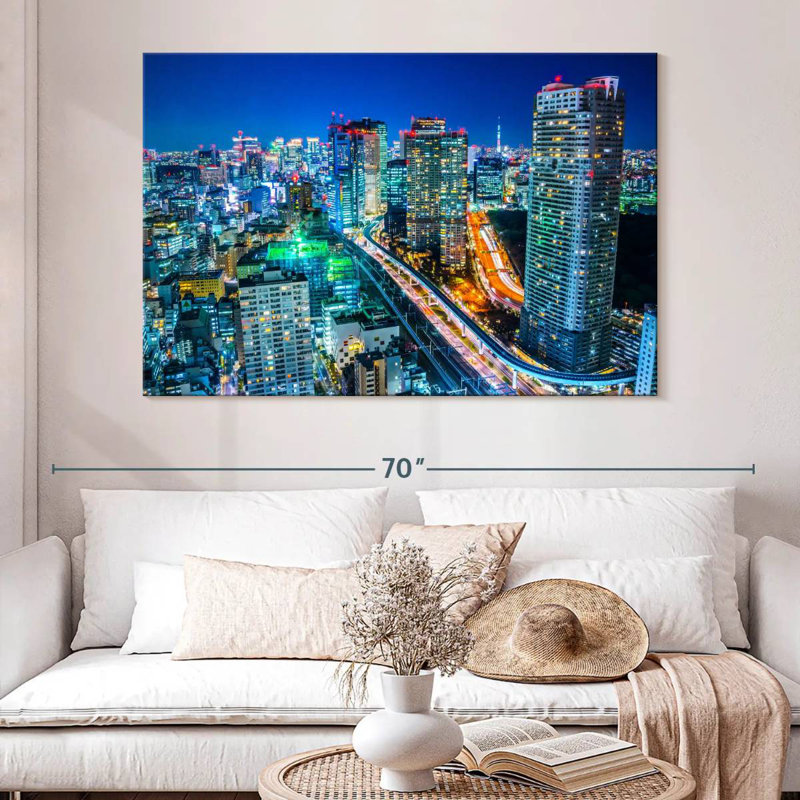 Sireci Bustling Tokyo, 34" H x 51" W