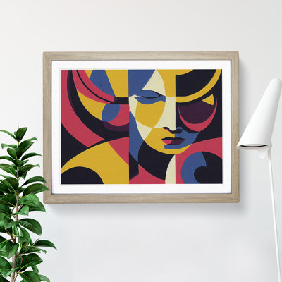 Abstract Woman in Colour Vol.2 - Framed Print