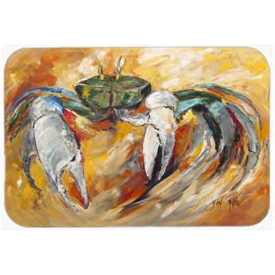 Planche à découper en verre trempé crabe coloré