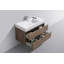 Ensemble de meuble-lavabo mural simple 40 "Parsonage