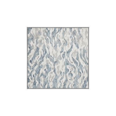 Machine Washable Gray Area Rug