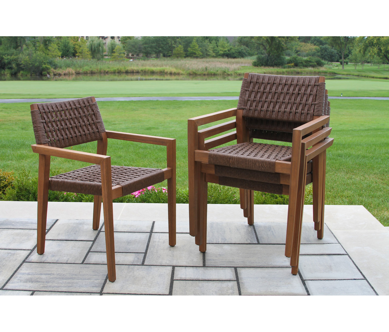 Zula Stackable Patio Armchair