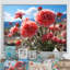 Carnations Field Vibrant II, reproduction d'art sur toile-1151642610-1151642612