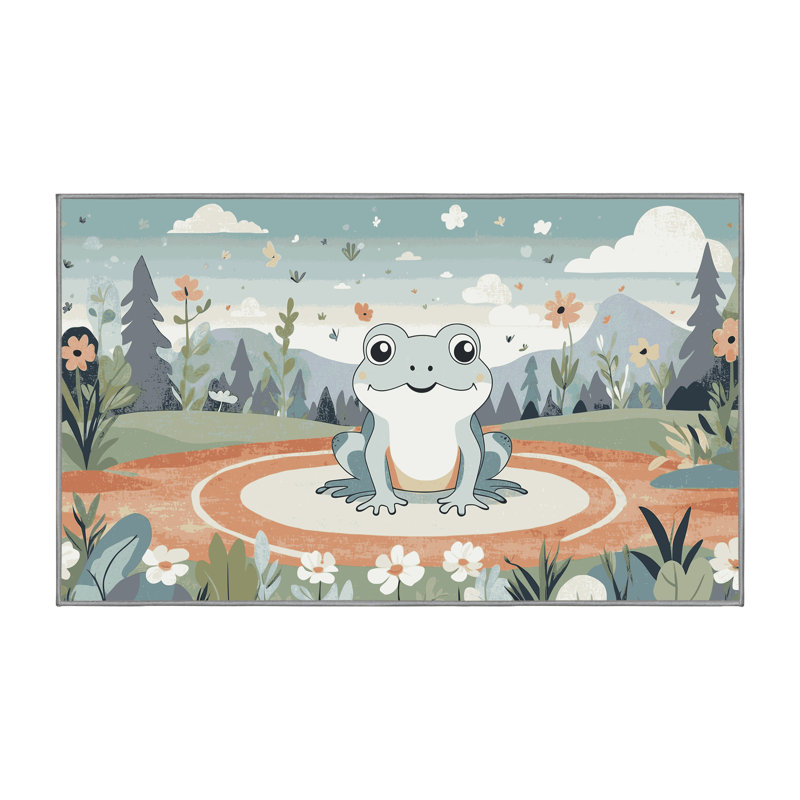 Tapis pour enfants East Urban Home, Rectangulaire 2 pi x 3 pi