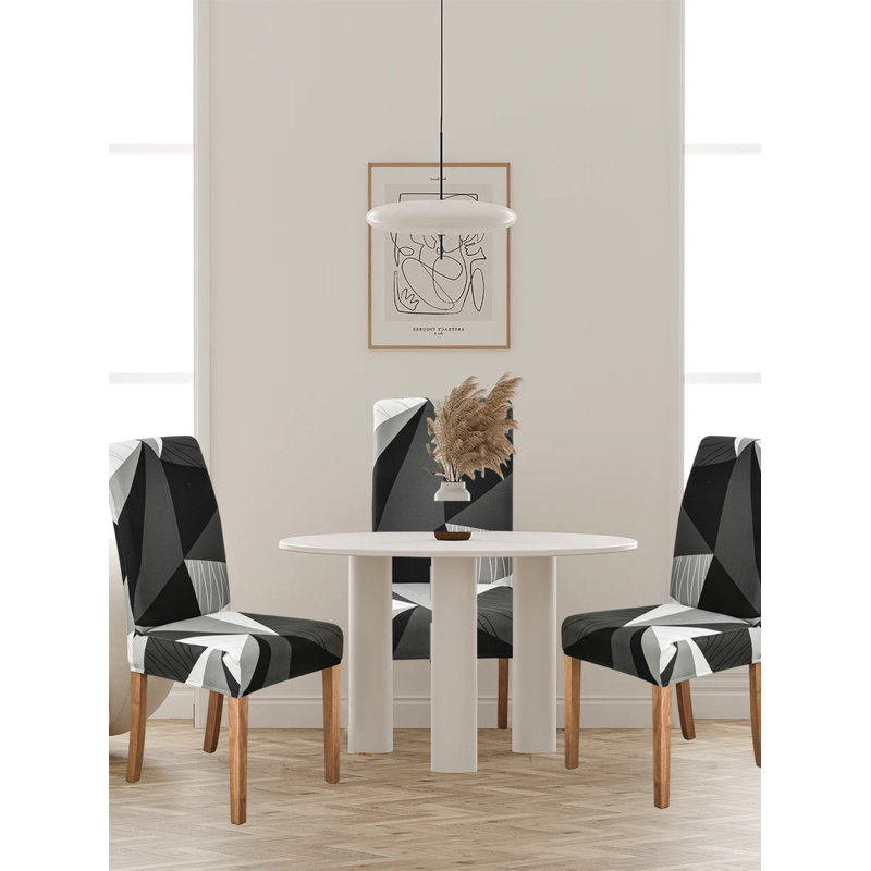 Housses de chaise, housses de chaise parsons extensibles, ensemble de 6
