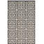 Tapis géométrique en coton tissé à la main Royalton-20658496