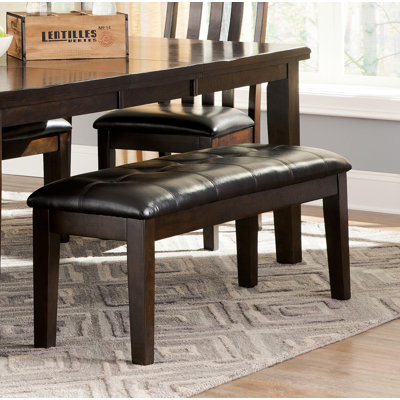 Bartons Bluff Faux Leather Upholstered Bench