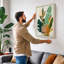 Tropical Bloom Study Botanical - Wrapped Canvas-131762175-131762181