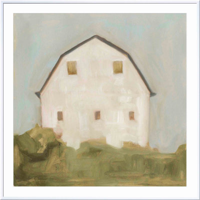 «Serene Barn III» par Emma Scarvey - peinture encadrée