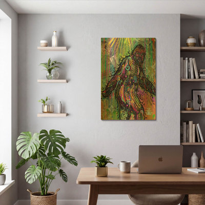Tableau mural en métal doré « Bigfoot » de Dean Russo, 61 x 91 cm
