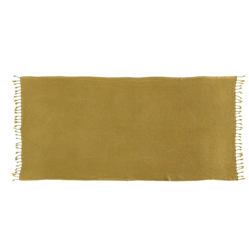 Serviette de bain gaufrée Kafthan, Or