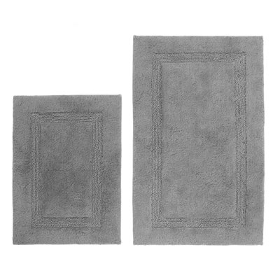 Bath Oceane Nautica Peniston Solid Cotton 2 Piece Bath Rug Set