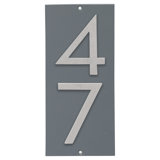 Floating 1-Line Wall Address Plaque