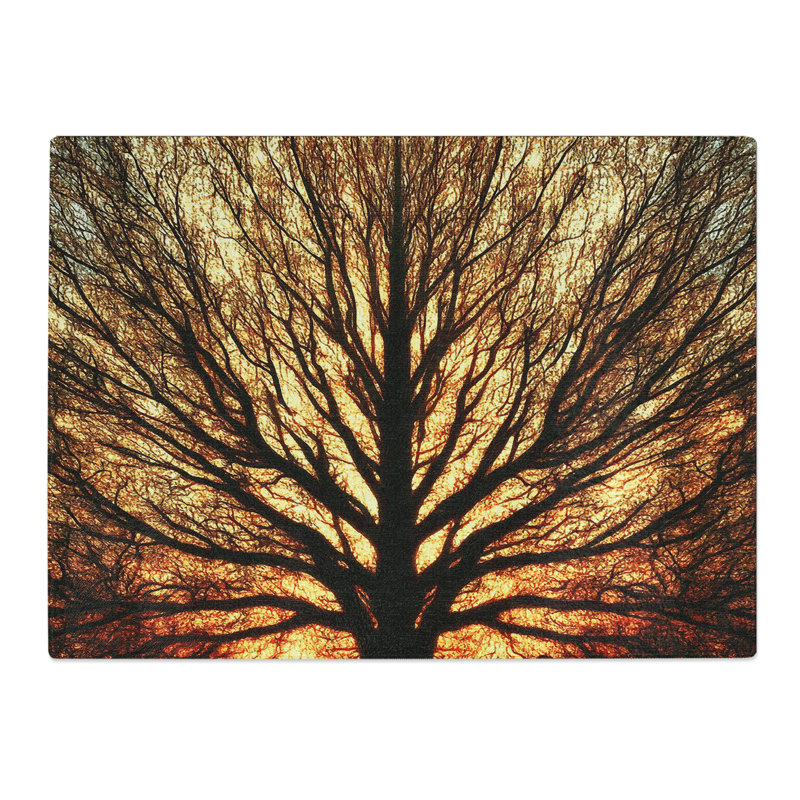 Tree Art Vol.4  Glass Chopping Board