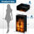 4 Drawer Dresser for Bedroom, Narrow Chest of Drawers, Wooden Top and Study Iron Frame 18"x37.5"-(WxH)