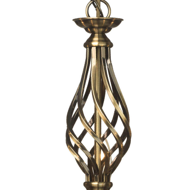 Three Posts Bratton 5-Light Twist Candle Style Chandelier