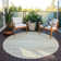 Machine Washable Indoor/Outdoor Christain ACN1246 Beige Rug