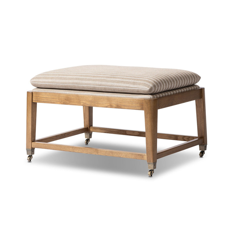 Eleanor Upholstered Stool, Rodin Sand