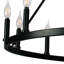 Kellen 12 - Light Waggon Wheel Chandelier