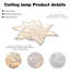 10-Light 85cm Semi Flush Mount