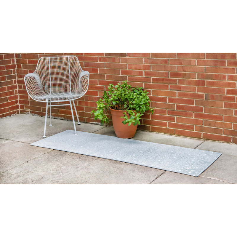 Outdoor Claudia Area Rug Calm Dimond Color, Runner 2' x 8'