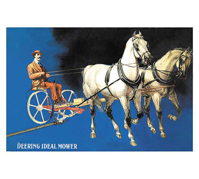 « deering idéal », affiche rétro