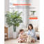 Palmier artificiel artificiel avec plante blanche Areca-1673857831