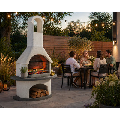 Big Horn Valenzia Elite Outdoor Fireplace