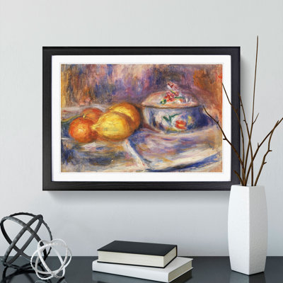 Still Life with Fruits Vol.1 by Pierre-Auguste Renoir - Framed Print