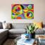 Color Explosion by Robert Delaunay - Print on Canvas-89232793-50018259