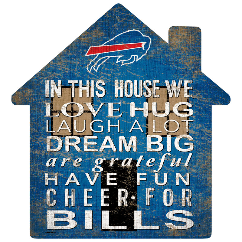 NFL House Sign Entertainment Wall Decor