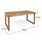 Ajoloko 6 - Person Acacia Patio Dining Set with Rectangular Table , Cushions Included-864848842