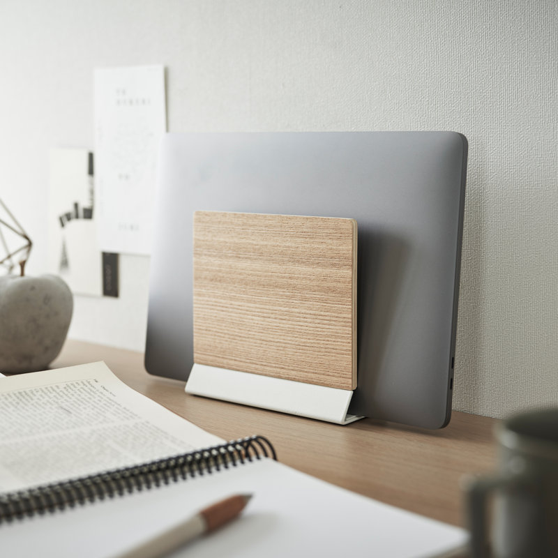 Ash and Steel Slim Desktop Laptop Stand