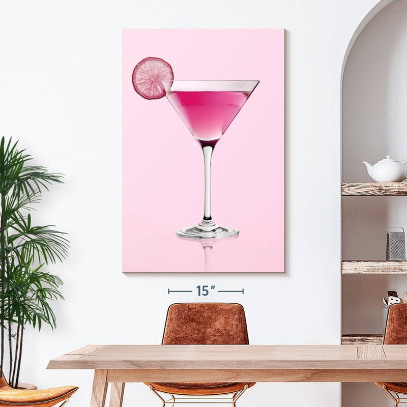 " Pink Martini " by SodaPopArt, 48" H x 32" W x 1.25" D