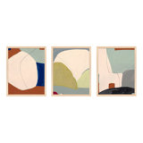 Dreamscape Trio. Set Of 3 Print by Andrea Stokes