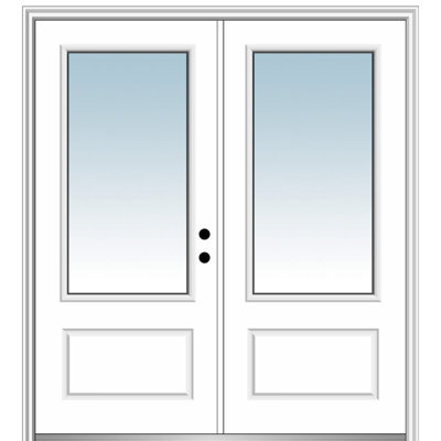 Primed Fibreglass Prehung Entry Door