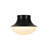 Chelsea 1-Light Flush Mount - Black-109883190