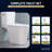 Two-Piece Elongated Toilet In White With Soft-Close Lid, 1.6 GPF Flush, Compatible With Macerator Pump (Toilet Only)