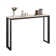 47'' Entryway Console Table, Narrow Sofa Table with Triangular Pipe Design