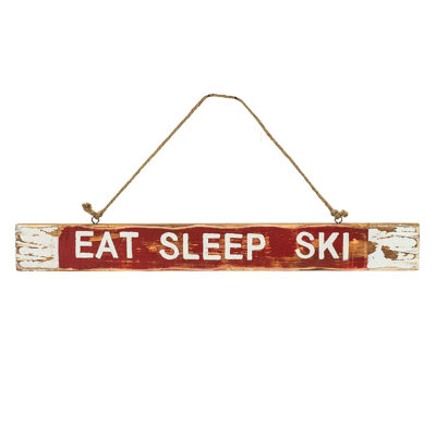 Enseigne de ski Falcone manger Sleep
